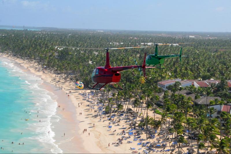 Tour en hélicoptére au départ de Punta Cana