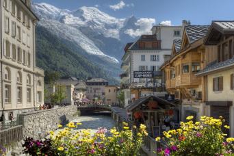 Chamonix in the summer