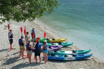 sea kayaking excursion Croatia