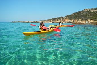 sea kayaking Sardinia
