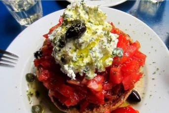 Greek typical food
