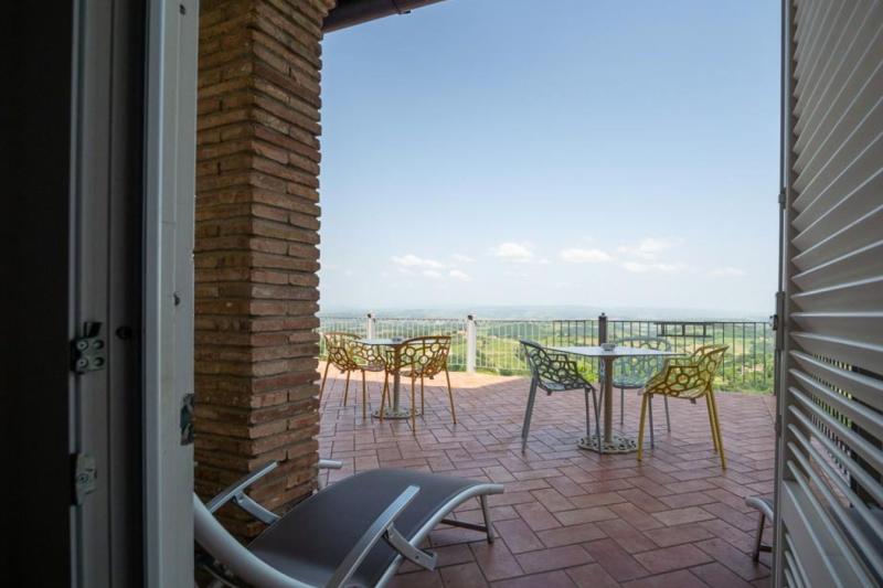 View on San Gimignano Hills View on San Gimignano Hills