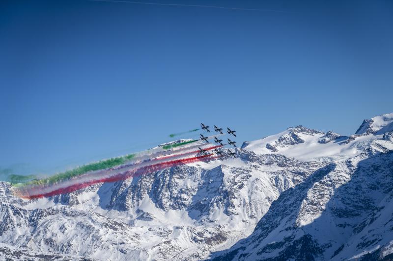 Frecce Tricolore in Bormio