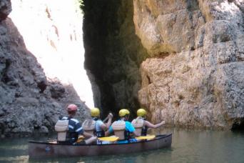 Kayaking in the Dolomites