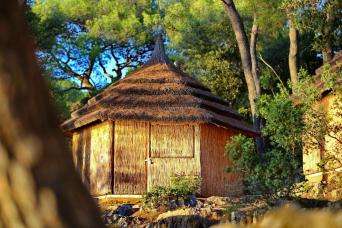 beach huts Croatia
