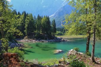 Alpe Adrial Traile Lake Fusine - ring of the 3 nations