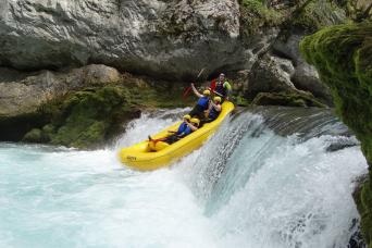 white water rafting in Croatia