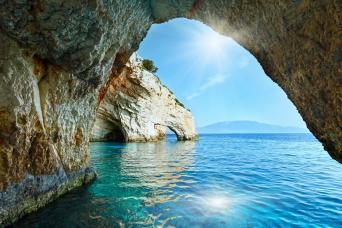 Blue caves Zayknthos