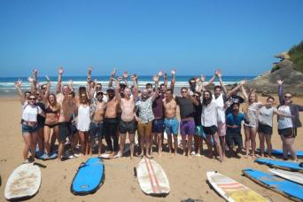 surf camp in northern Spain