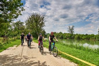 cycling excursion in Croatian countryside