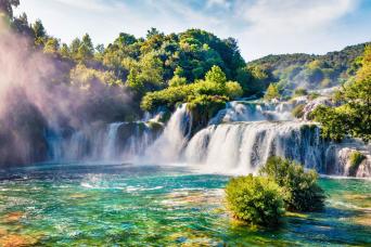 Split: Trogir and Krka National Park Guided Day Trip