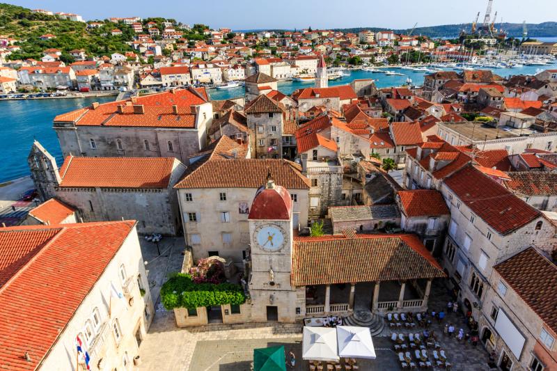 Split: Trogir and Krka National Park Guided Day Trip