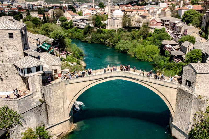 From Omiš: Mostar and Herzegovina Tour with Kravica Waterfall
