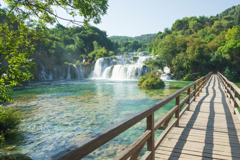 From Omiš: Trogir and Krka National Park Guided Day Trip