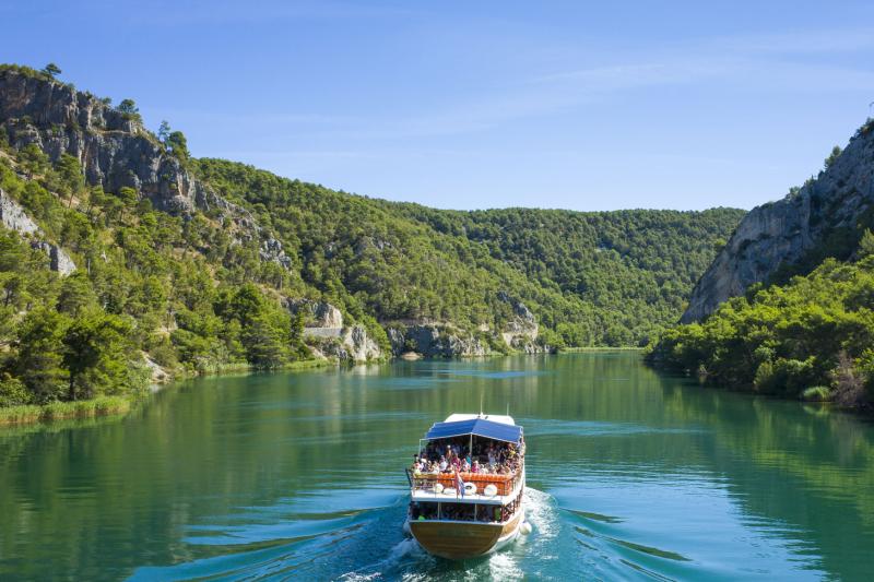 From Omiš: Trogir and Krka National Park Guided Day Trip