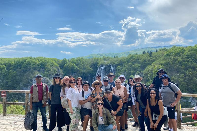 From Omiš: Plitvice Lakes Economy Group Tour