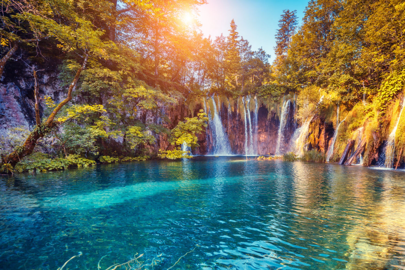 Group Transfer from Omiš to Zagreb with entrance ticket to Plitvice Lakes