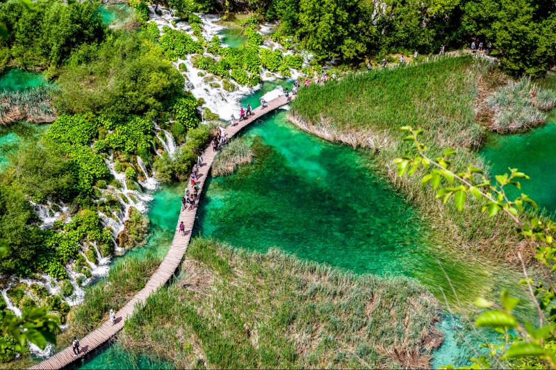 Parc national des lacs Plitvice : excursion au départ de Zagreb