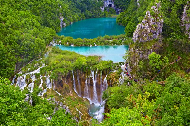 Parc national des lacs Plitvice : excursion au départ de Zagreb