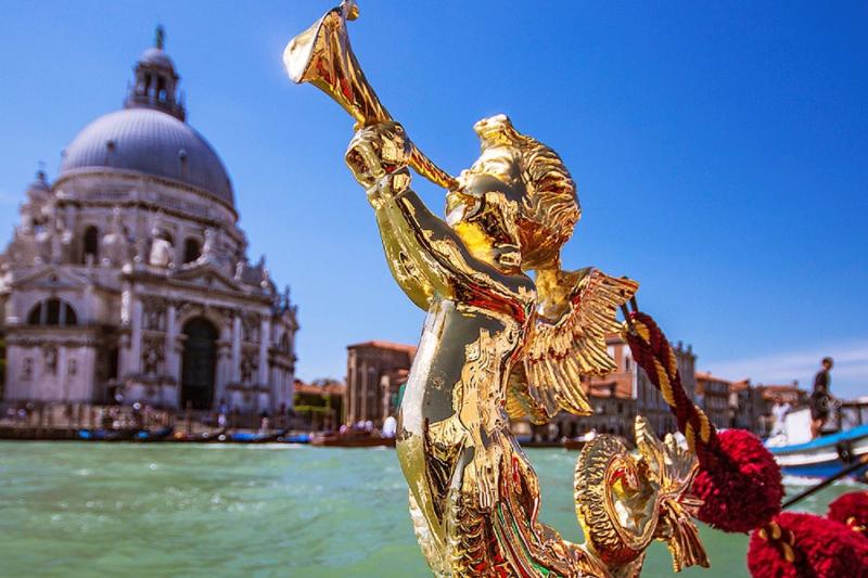Tour partagé en gondole au coucher du soleil