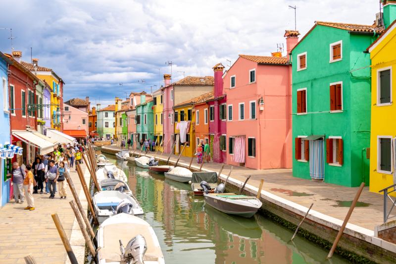 Murano and Burano with Scenic Return Ride